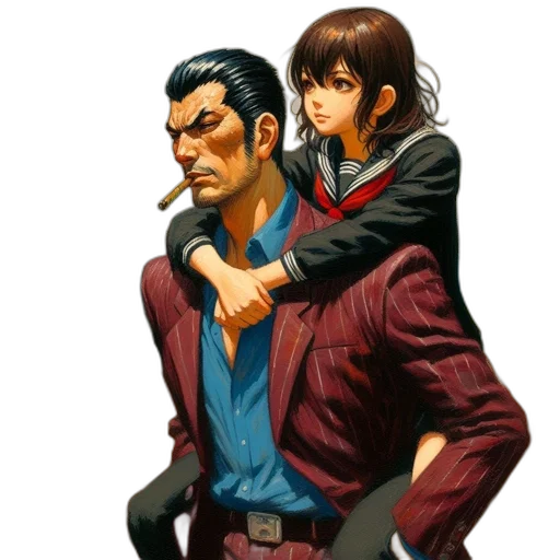 jacket, comic book art, concept art, photorealistic transparent PNG cut-out