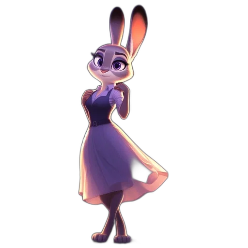 dress, staff, animal, creature transparent PNG cut-out