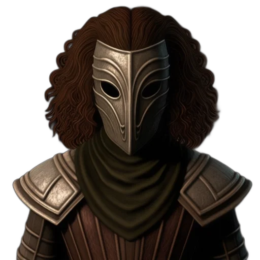 mask, staff, face, sword transparent PNG cut-out