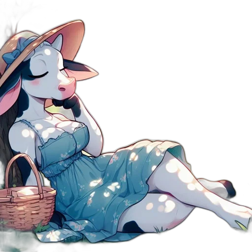 hat, dress, creature, animal transparent PNG cut-out