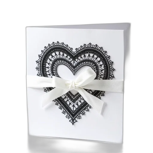 jewelry, monochrome, white, card transparent PNG cut-out