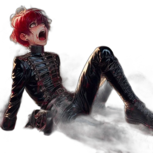 robot, jacket, weapon, creature transparent PNG cut-out