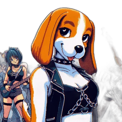 animal, concept art, comic book art, anime transparent PNG cut-out