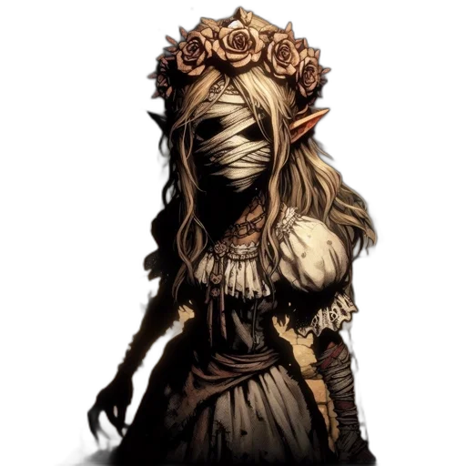 mask, dress, face, staff transparent PNG cut-out