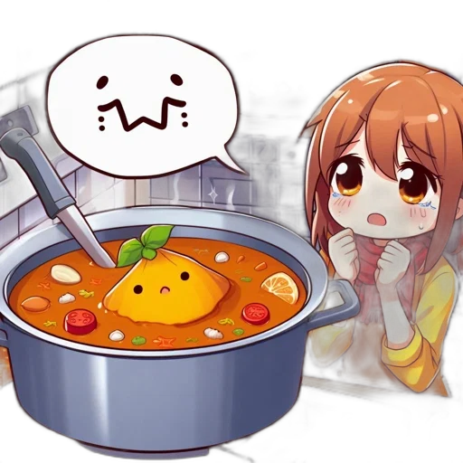 food, robot, anime, pixel art transparent PNG cut-out