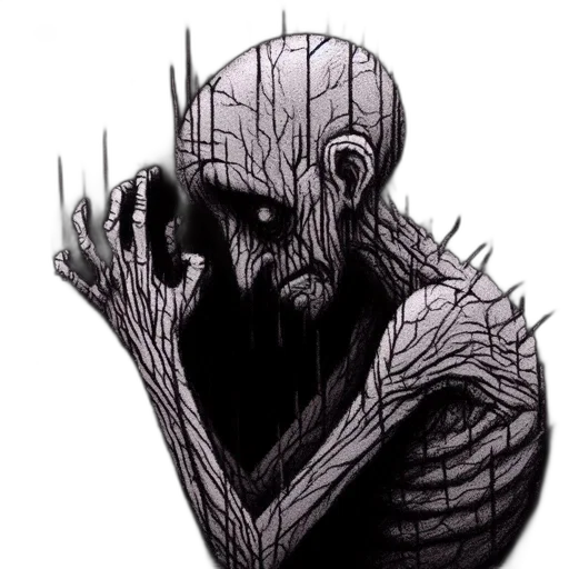 creature, mask, face, hair transparent PNG cut-out