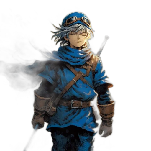 sword, staff, weapon, jacket transparent PNG cut-out