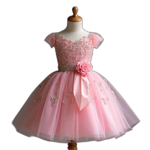 dress, 3d render, line, short transparent PNG cut-out