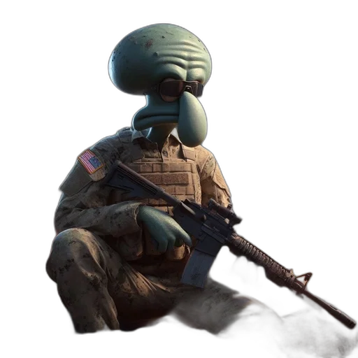 weapon, hat, staff, mask transparent PNG cut-out