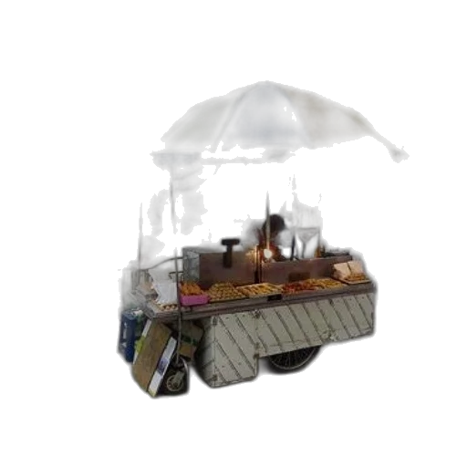 umbrella, car, furniture, robot transparent PNG cut-out