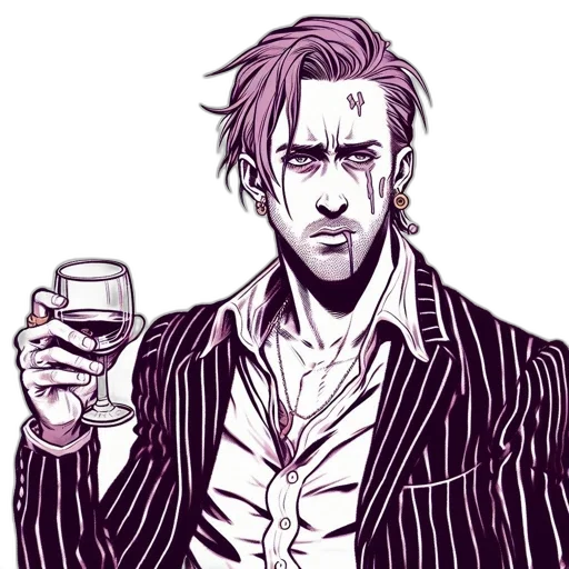 jacket, concept art, comic book art, cartoon transparent PNG cut-out