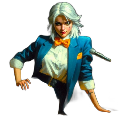staff, jacket, weapon, face transparent PNG cut-out