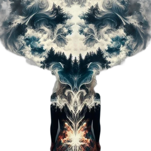 tree, crown, umbrella, dragon transparent PNG cut-out