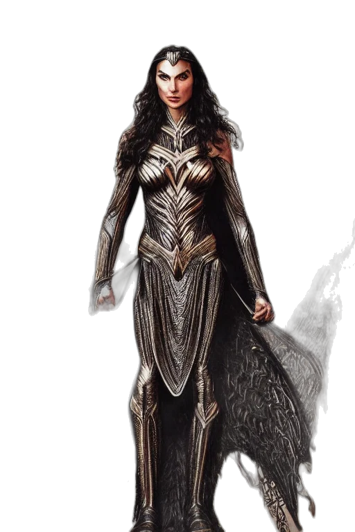 fantasy art, concept art, comic book art, photorealistic transparent PNG cut-out