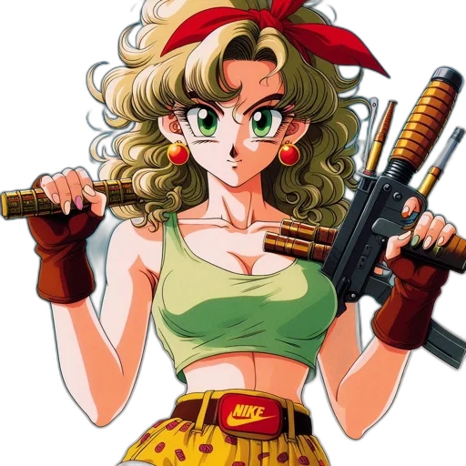 weapon, anime, cartoon, pixel art transparent PNG cut-out