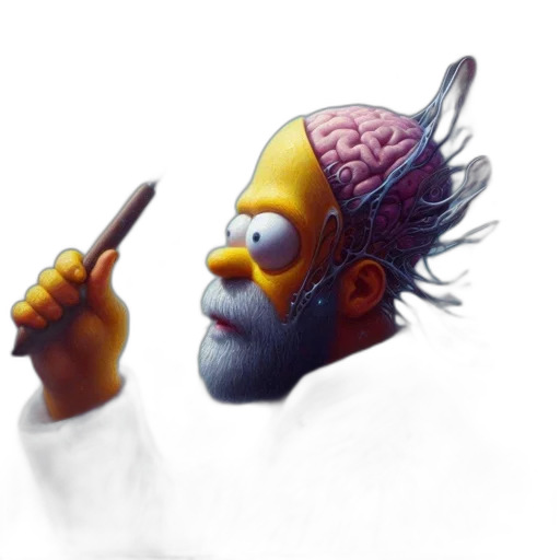 staff, face, concept art, cyberpunk transparent PNG cut-out