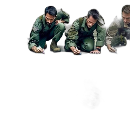 weapon, jacket, staff, concept art transparent PNG cut-out