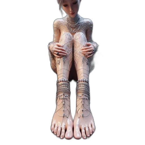 creature, shoes, jewelry, robot transparent PNG cut-out