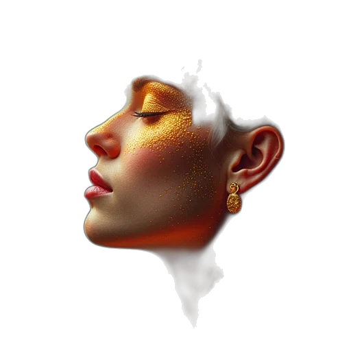 mask, face, crown, jewelry transparent PNG cut-out