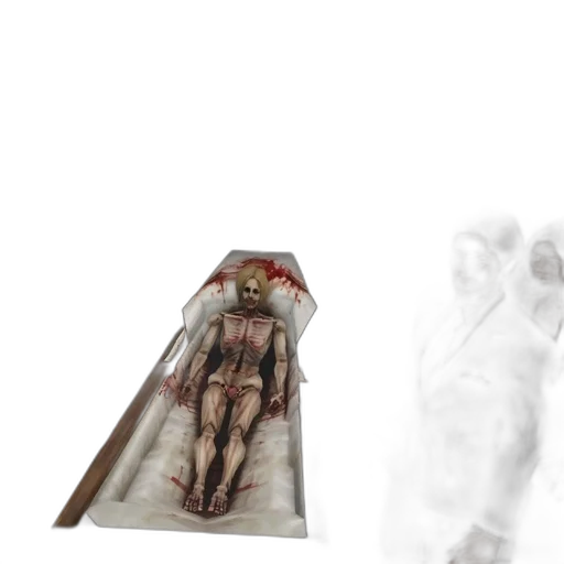 dress, creature, concept art, 3d render transparent PNG cut-out