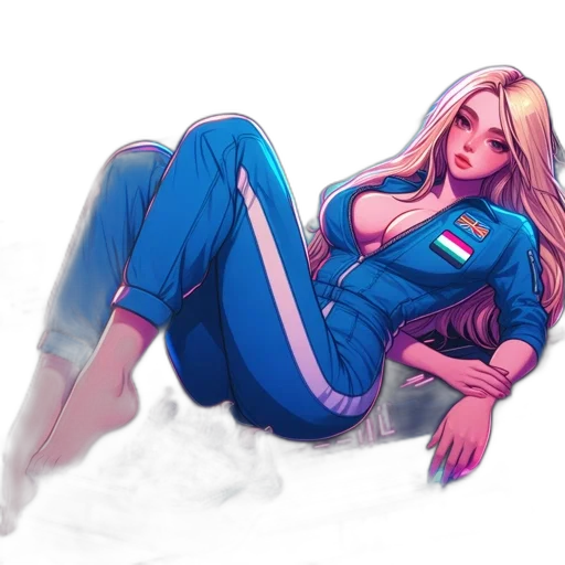 jacket, concept art, comic book art, fantasy art transparent PNG cut-out