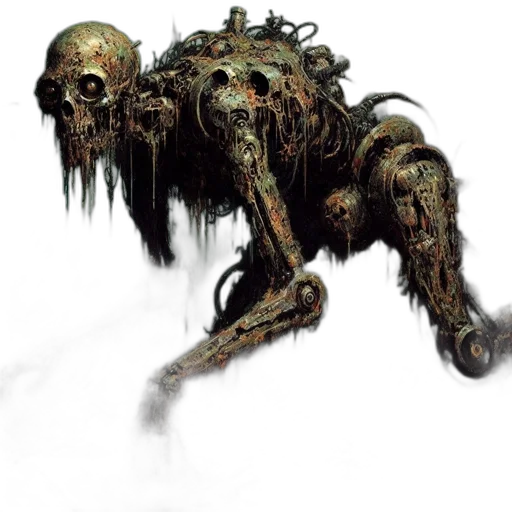 creature, robot, animal, mask transparent PNG cut-out