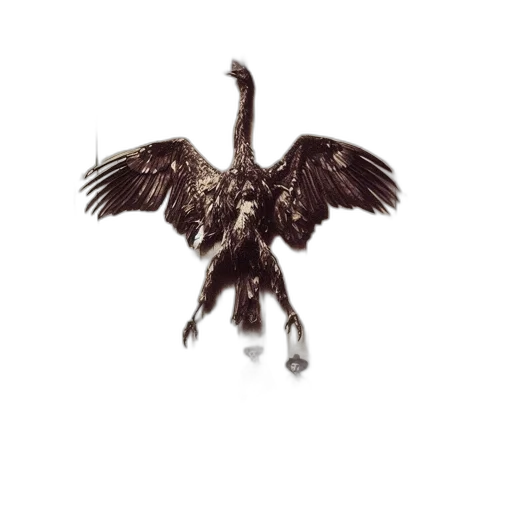 dragon, animal, creature, staff transparent PNG cut-out