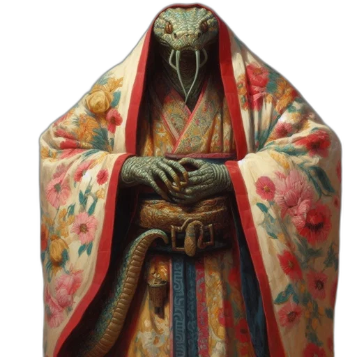 dragon, jacket, mask, creature transparent PNG cut-out