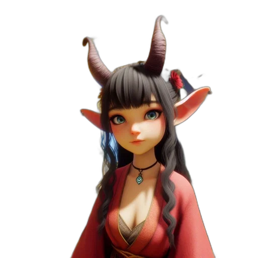 dragon, staff, fantasy art, 3d render transparent PNG cut-out