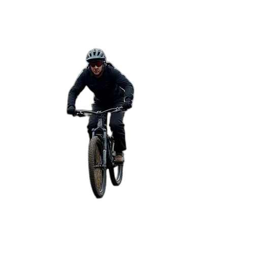 photorealistic, 3d render, downhillbike, trail transparent PNG cut-out