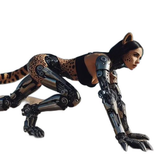 robot, animal, creature, dragon transparent PNG cut-out