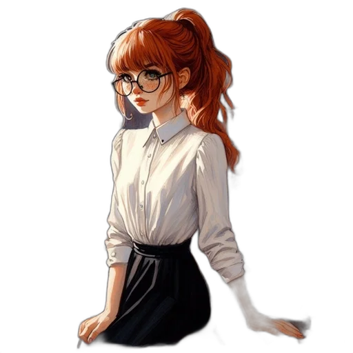 dress, staff, jacket, face transparent PNG cut-out