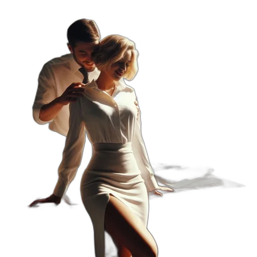 dress, photorealistic, oil painting, concept art transparent PNG cut-out