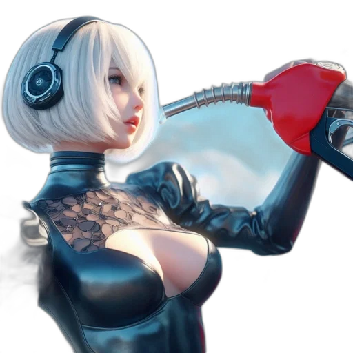 robot, weapon, staff, sword transparent PNG cut-out