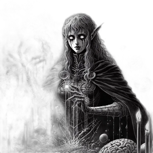 creature, mask, face, hair transparent PNG cut-out