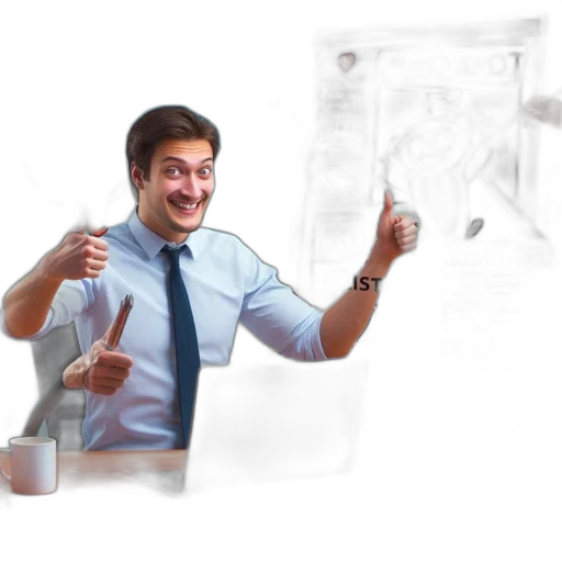 staff, face, concept art, 3d render transparent PNG cut-out