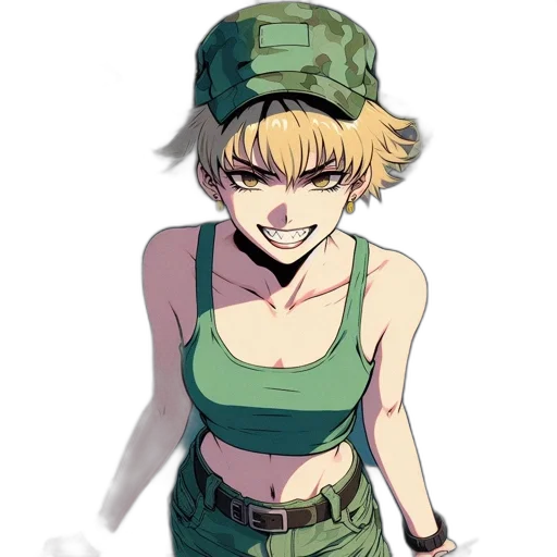 hat, weapon, staff, anime transparent PNG cut-out