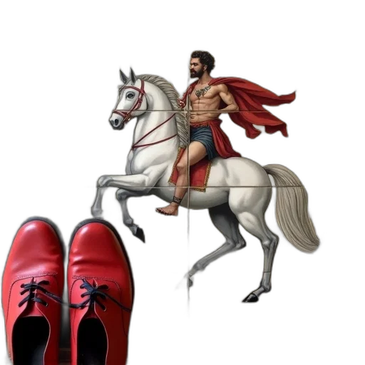shoes, concept art, fantasy art, photorealistic transparent PNG cut-out