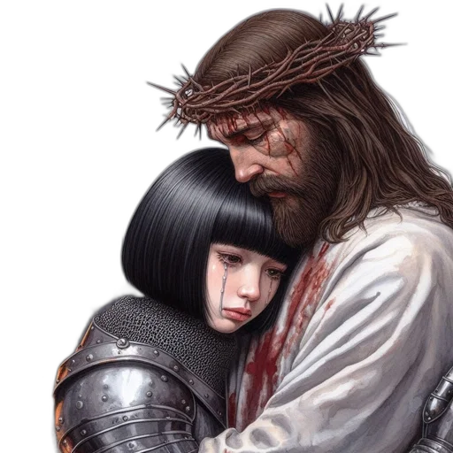 fantasy art, photorealistic, concept art, solemn transparent PNG cut-out