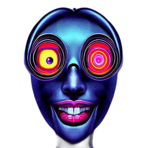 mask, face, robot, creature transparent PNG cut-out