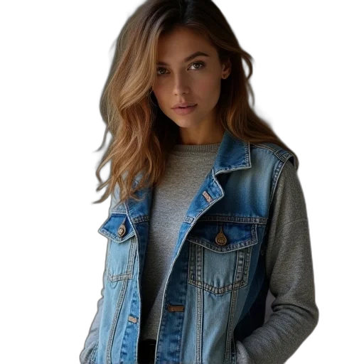 jacket, face, dress, jewelry transparent PNG cut-out