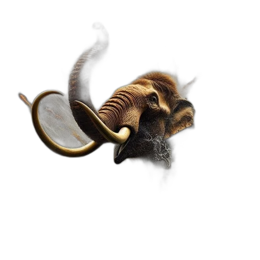 dragon, animal, hair, creature transparent PNG cut-out