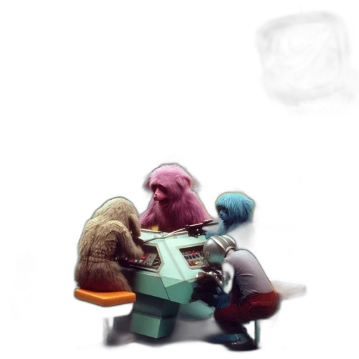 robot, jacket, creature, furniture transparent PNG cut-out