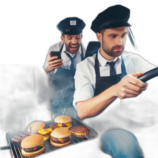 food, staff, concept art, photorealistic transparent PNG cut-out
