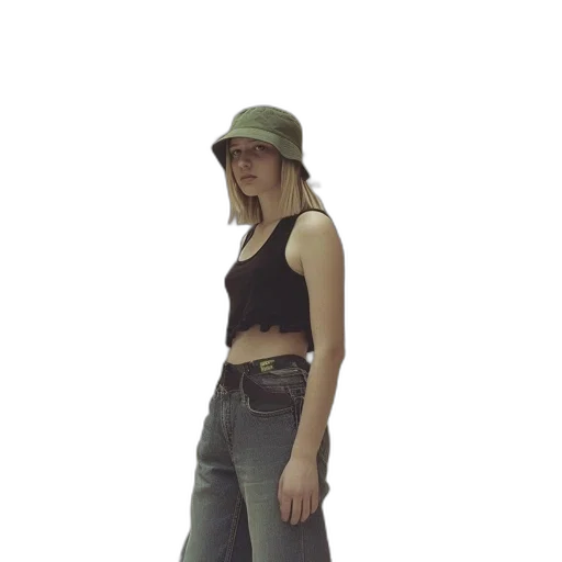 hat, jacket, dress, staff transparent PNG cut-out