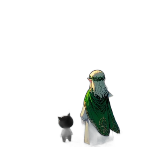staff, hat, animal, creature transparent PNG cut-out