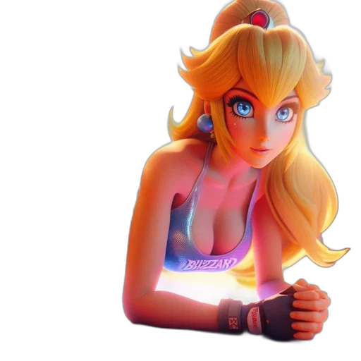 3d render, concept art, anime, fantasy art transparent PNG cut-out