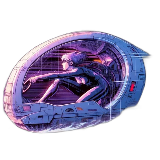 robot, weapon, jacket, car transparent PNG cut-out