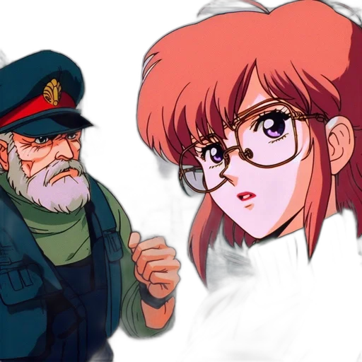 weapon, face, anime, cartoon transparent PNG cut-out