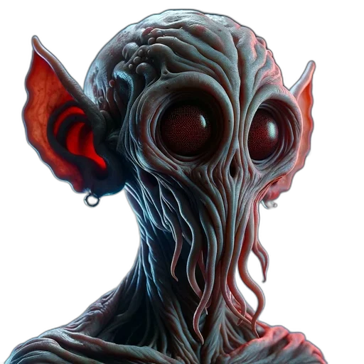 mask, creature, face, staff transparent PNG cut-out